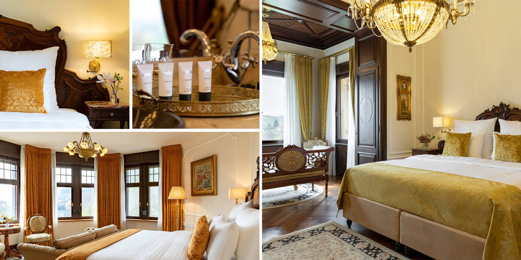 Hotelzimmer auf Schloss Lieser