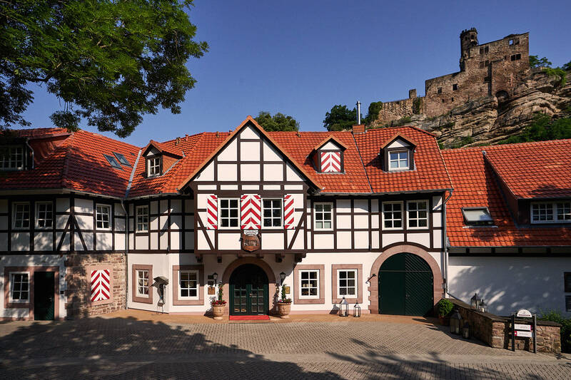 Aussenansicht vom Hardenberg Burghotel