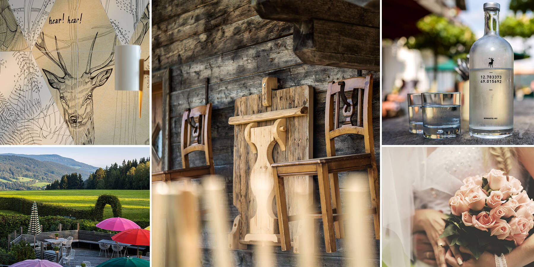 traditionelles und schickes Ambiente im Berghotel Maibrunn
