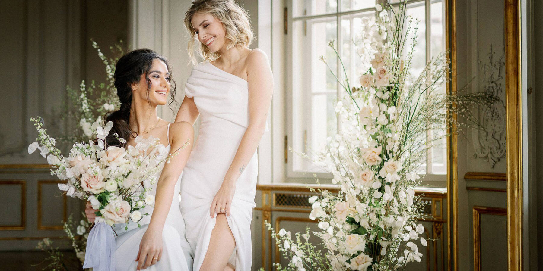 Hochzeit Schlosshotel Bräute