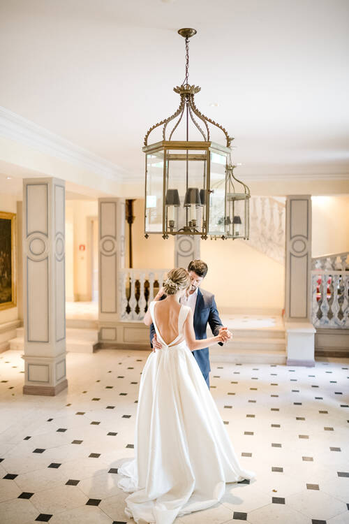 Hochzeitstanz Brautpaar Schlosshotel Friedrichsruhe