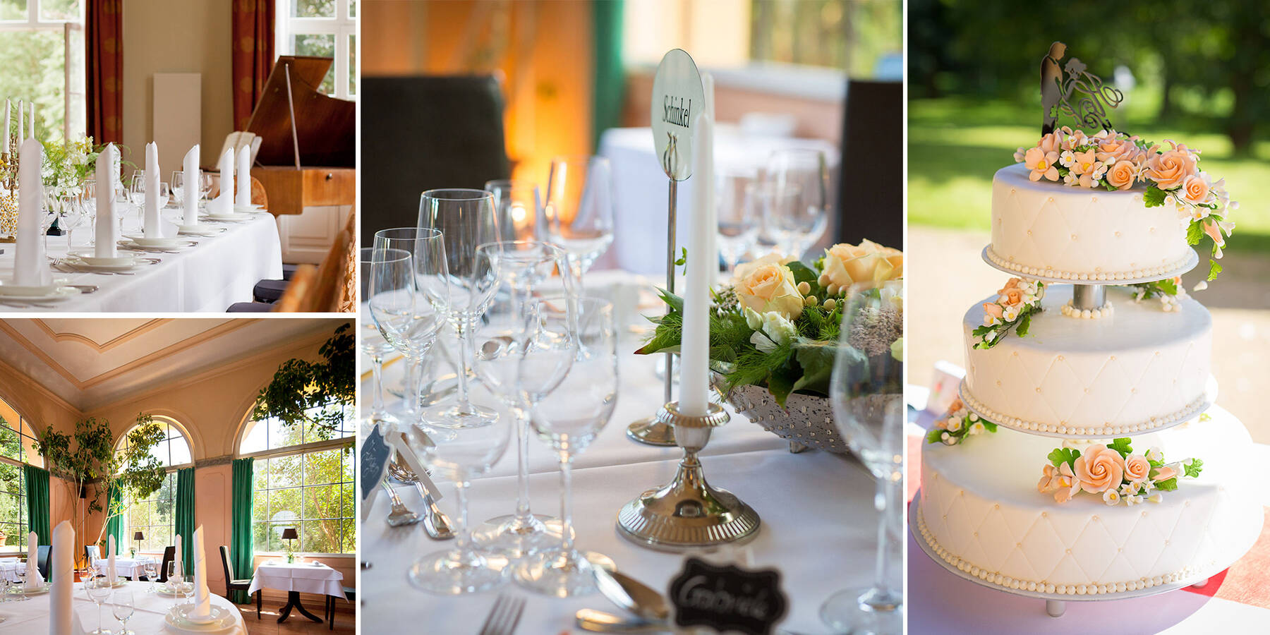 Landhochzeit Essen und Getränke auf Schloss Ziethen
