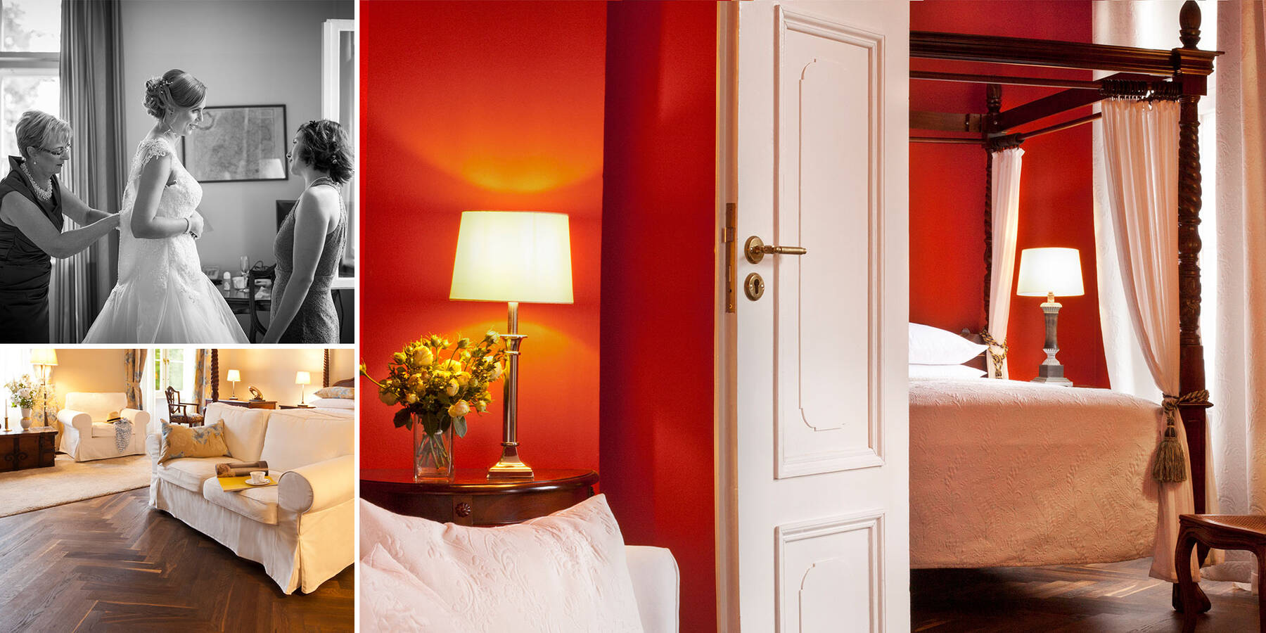 Hotelzimmer auf Schloss Ziethen